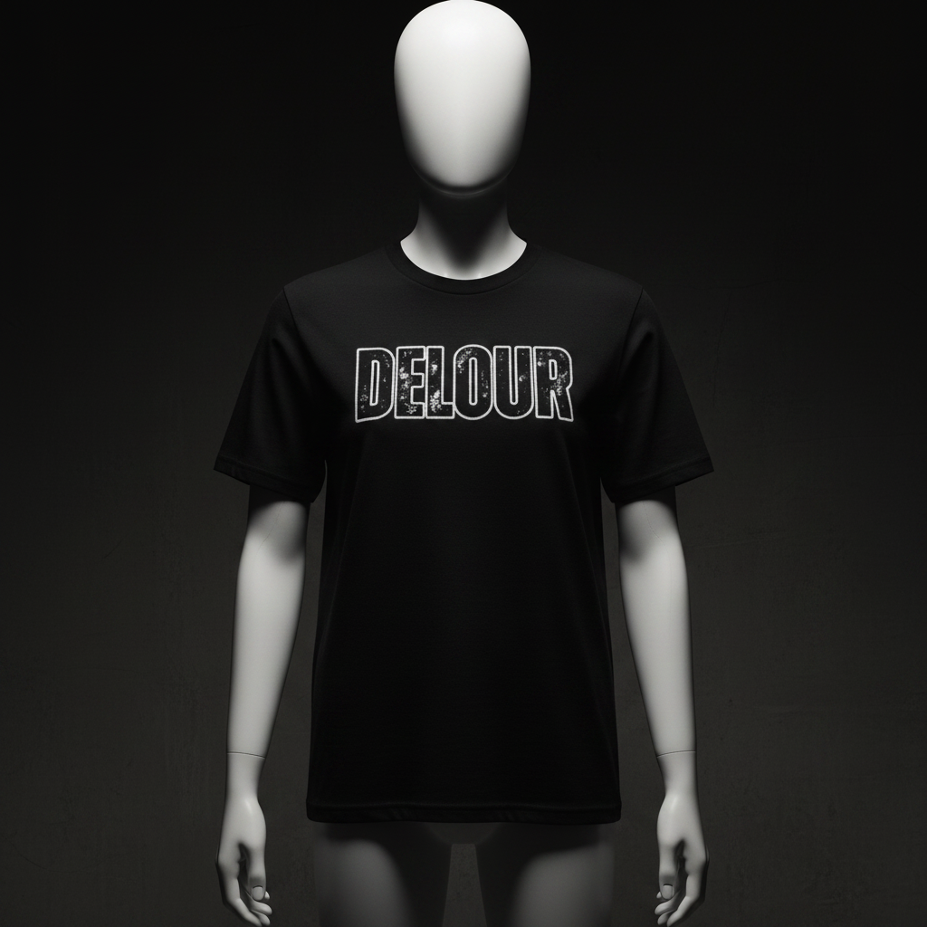 Black On Black Logo Short Sleeve T-Shirt