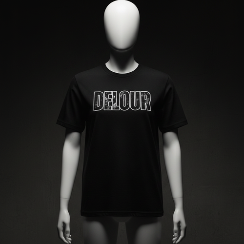 Black On Black Logo Short Sleeve T-Shirt