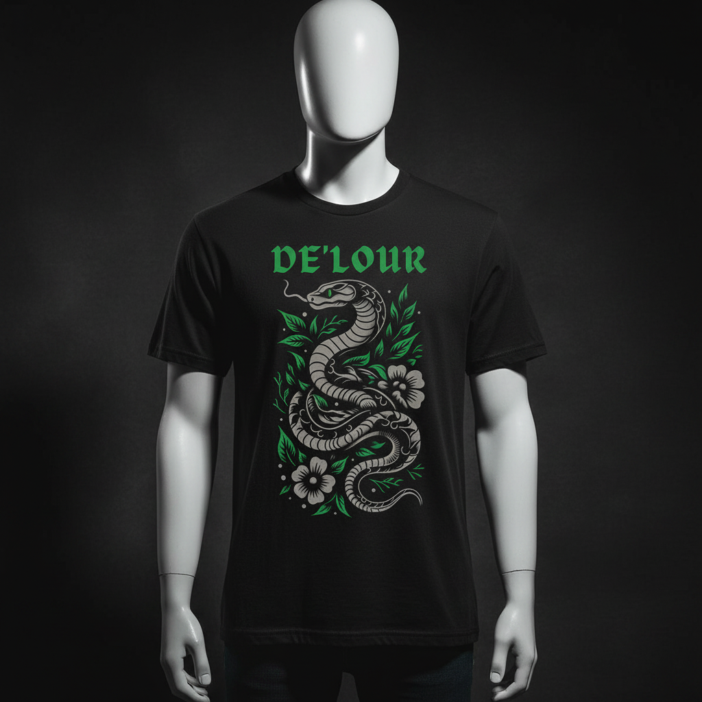 Green Cobra Short Sleeve T-Shirt
